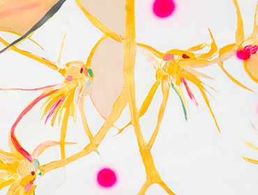 Yelow Flowers | 175 cm x 75 cm | 2014 | Alona Harpaz