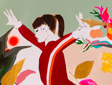 Nadya | 120 cm x 124 cm | 2014 | Alona Harpaz