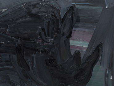 Nashorn | 60 cm x 50 cm | 2010